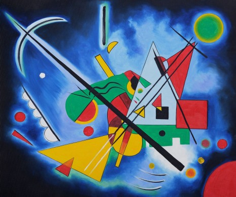Blue Painting by Wassily Kandinsky OSA468