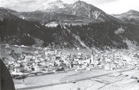 Davos Platz mit Schatzalp um ca. 1903