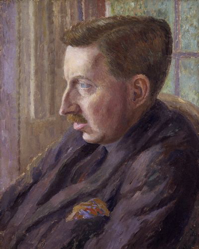 NPG 4698,Edward Morgan Forster,by Dora Carrington