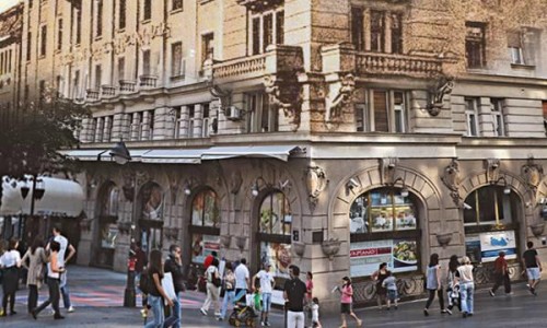 Фотомонтажа палате која је одувек симбол Београда