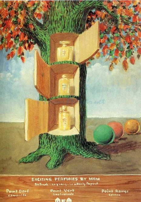 poster-exciting-perfumes-by-mem-1946-artist-Rene-Magritte