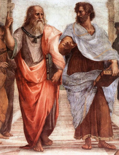 Platon i Aristotel (detalj sa Rafaelove freske "Atinska škola")