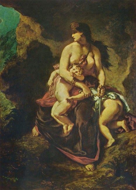 Eugène Ferdinand Victor - Delacroix Medea