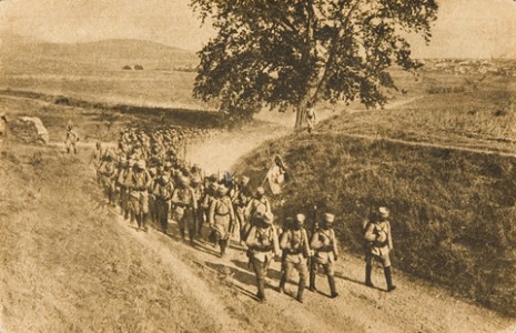 Полазак из Солуна, Петог пешадијског пука на Македонски фронт, 1916.