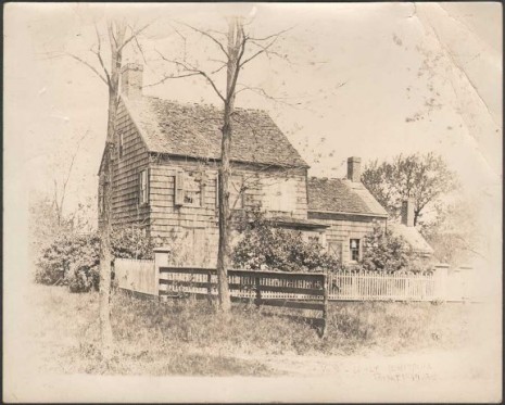 "Walt Whitman Birthplace in 1903" (South Huntington, New York): by Ben Conklin: 1903: vintage albumen print: 20.3 x 25.2 cm from: PhotoSeed Archive: (Benjamin Sargent Conklin: 1873-1964)