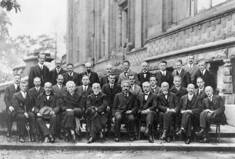 EDITORIAL USE ONLY. EDITORIAL USE ONLY. Fifth Solvay Conference. Scientists at the Fifth Solvay International Conference, Brussels, in 1927. Among those present were Einstein, Marie Curie, de Broglie, Dirac, Schroedinger and Pauli. These conferences were started by the Belgian physicist Ernest Solvay (1838-1922) in 1911. At them, some of the leading thinkers of the day in physics, chemistry and sociology discussed recent advances in their fields. Many of the ideas about quantum mechanics, the atom and cosmology were developed at them., Image: 102271986, License: Rights-managed, Restrictions: , Model Release: no, Credit line: Profimedia, Sciencephoto RM