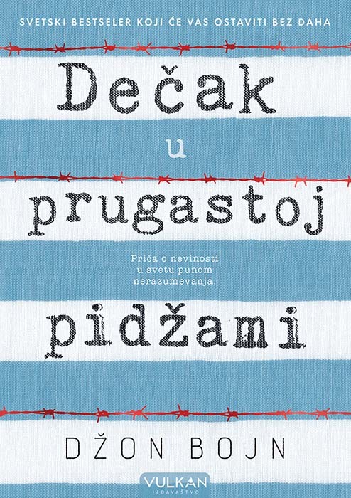 Naslovna strana knjige ,,Dečak u prugastoj pidžami"